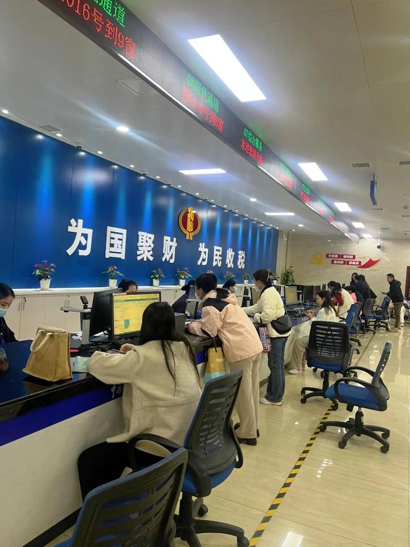 带着实习生亲自到税局办税服务为国聚财为民税收